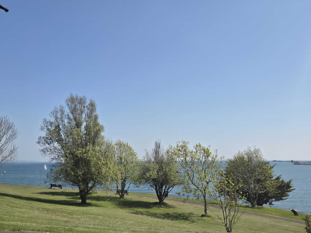 Scenic views from the Nothe Gardens Weymouth